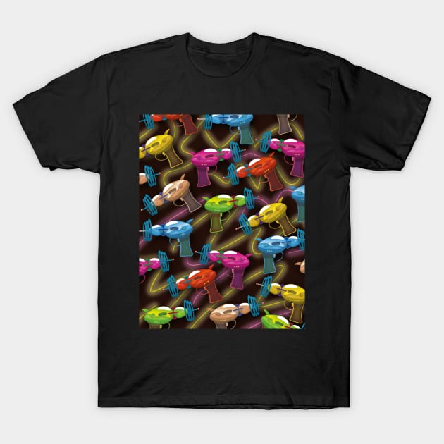 Sci-fi ray guns T-Shirt by nickemporium1